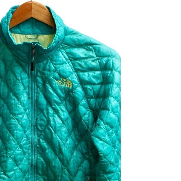 THE NORTH FACE ThermoBall Full-Zip Teal Jacket XS - Picture 3 of 9
